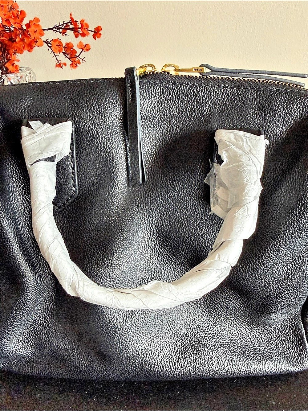 Fossil Black Tote
